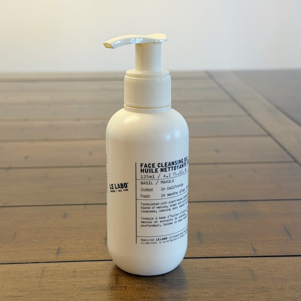 Le Labo Face Cleansing Oil in Basil / Marula 125ml